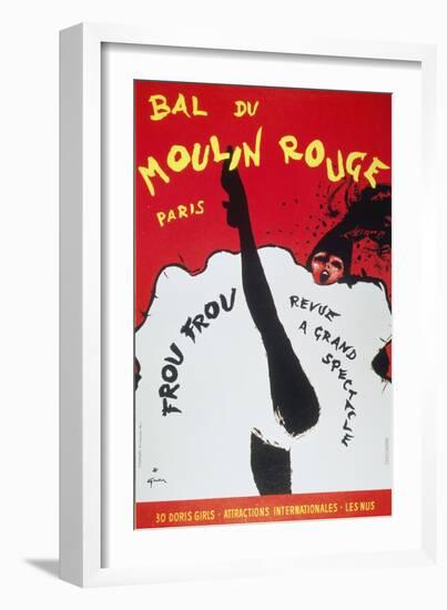 Bal Du Moulin Rouge Paris; Frou Frou - Revue a Grand Spectacle-null-Framed Giclee Print