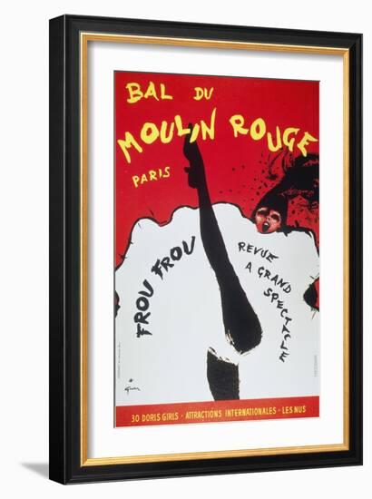 Bal Du Moulin Rouge Paris; Frou Frou - Revue a Grand Spectacle-null-Framed Giclee Print