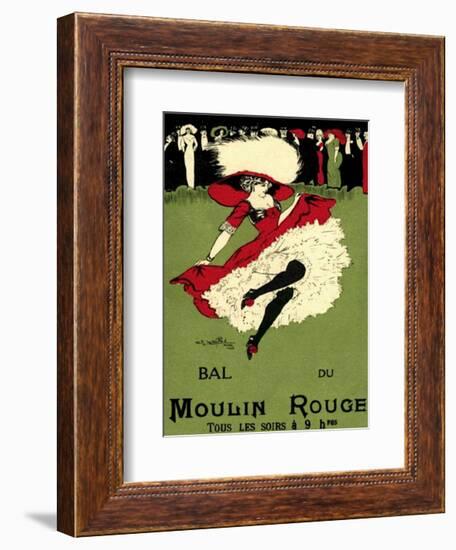 Bal du Moulin Rouge-null-Framed Art Print