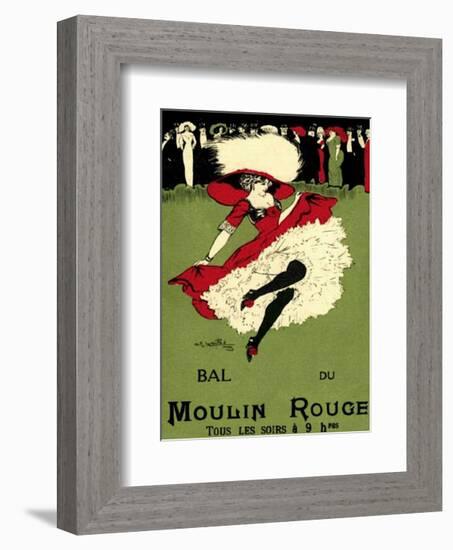 Bal du Moulin Rouge-null-Framed Art Print