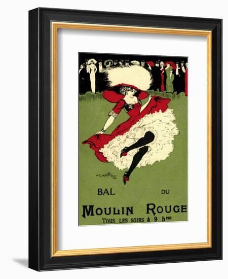 Bal du Moulin Rouge-null-Framed Art Print