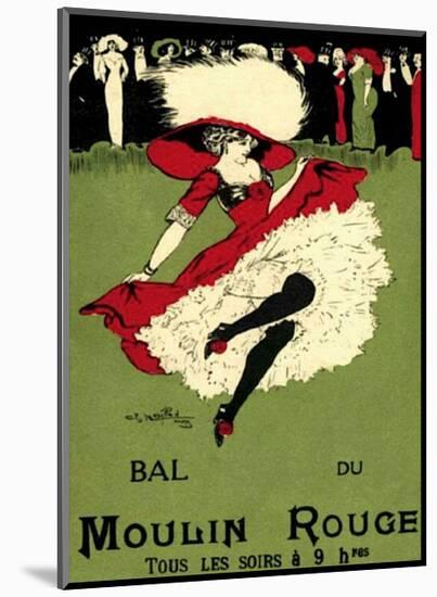 Bal du Moulin Rouge-null-Mounted Art Print