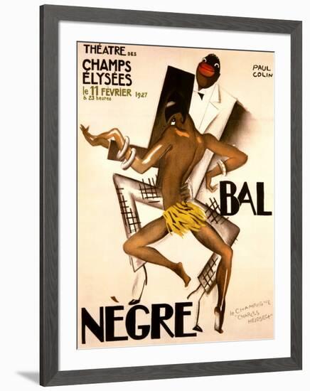 Bal Negre-Paul Colin-Framed Art Print