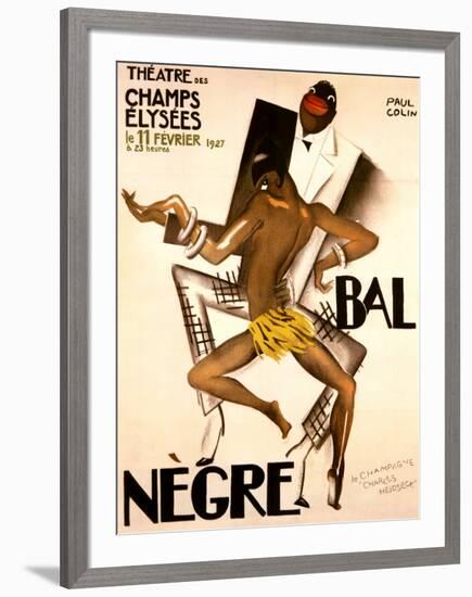 Bal Negre-Paul Colin-Framed Art Print