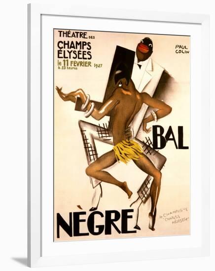 Bal Negre-Paul Colin-Framed Art Print