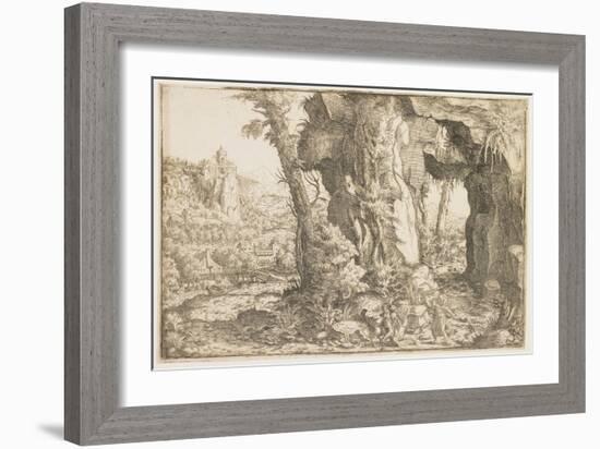 Balaam and the Angel-Hanns Sebald Lautensack-Framed Giclee Print