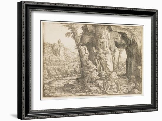 Balaam and the Angel-Hanns Sebald Lautensack-Framed Giclee Print