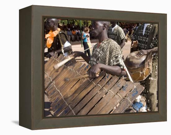 Balafon Players During Festivities, Sikasso, Mali, Africa-De Mann Jean-Pierre-Framed Premier Image Canvas