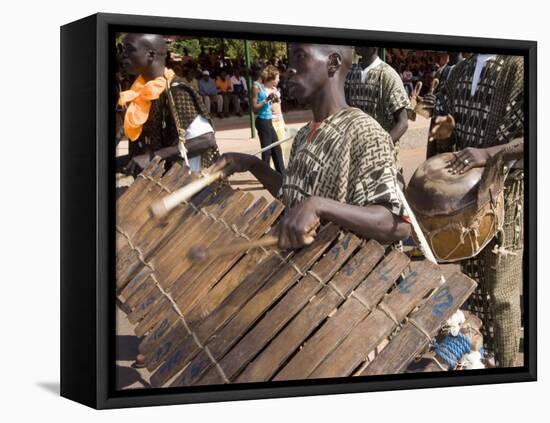 Balafon Players During Festivities, Sikasso, Mali, Africa-De Mann Jean-Pierre-Framed Premier Image Canvas