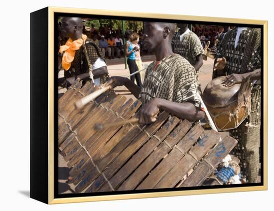 Balafon Players During Festivities, Sikasso, Mali, Africa-De Mann Jean-Pierre-Framed Premier Image Canvas