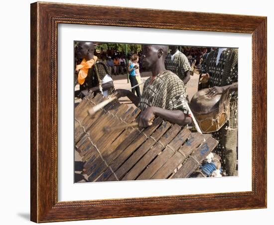 Balafon Players During Festivities, Sikasso, Mali, Africa-De Mann Jean-Pierre-Framed Photographic Print