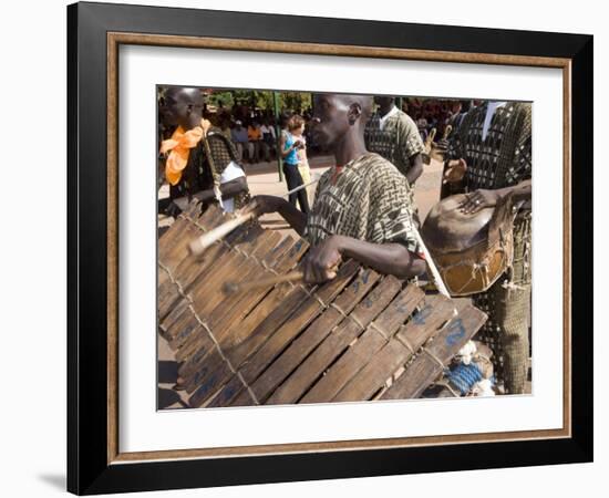 Balafon Players During Festivities, Sikasso, Mali, Africa-De Mann Jean-Pierre-Framed Photographic Print