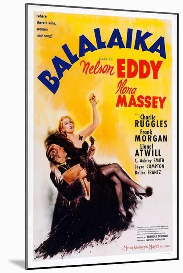 Balalaika, from Left: Nelson Eddy, Ilona Massey, 1939-null-Mounted Art Print