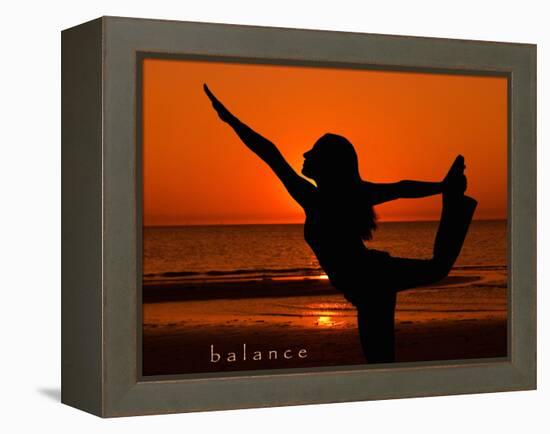 Balance-null-Framed Stretched Canvas