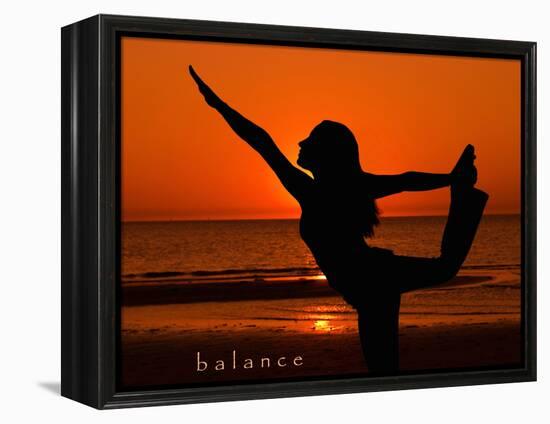 Balance-null-Framed Stretched Canvas