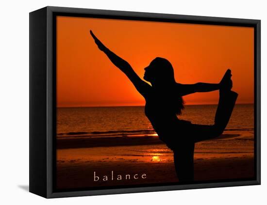 Balance-null-Framed Stretched Canvas