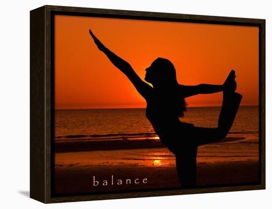 Balance-null-Framed Stretched Canvas