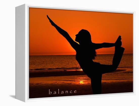 Balance-null-Framed Stretched Canvas