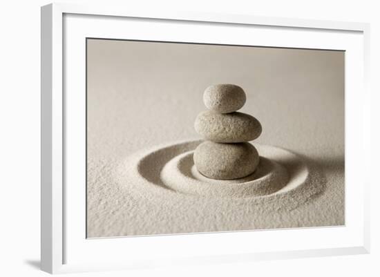 Balance-og-vision-Framed Art Print