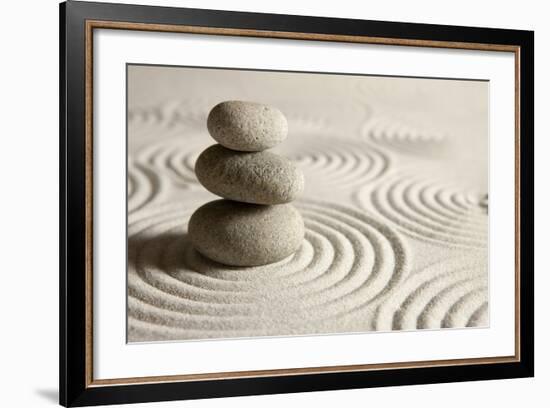 Balance-og-vision-Framed Art Print