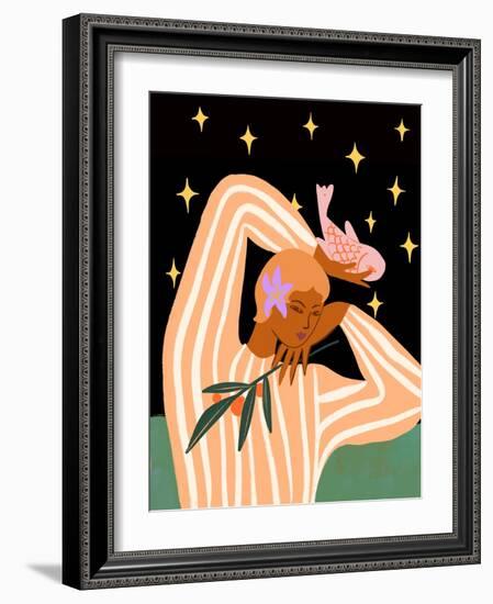 Balance-Arty Guava-Framed Giclee Print