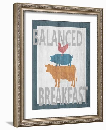 Balanced Breakfast One-Alicia Soave-Framed Art Print