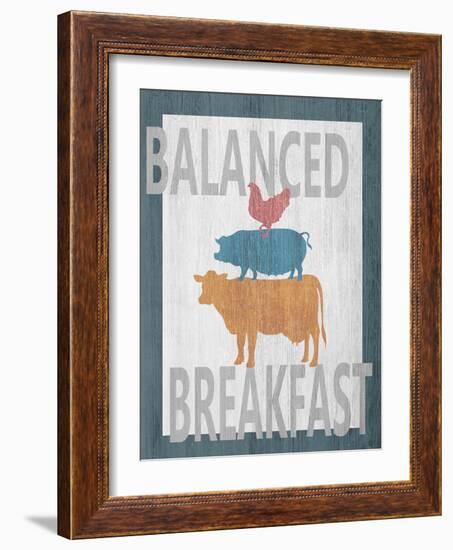 Balanced Breakfast One-Alicia Soave-Framed Art Print