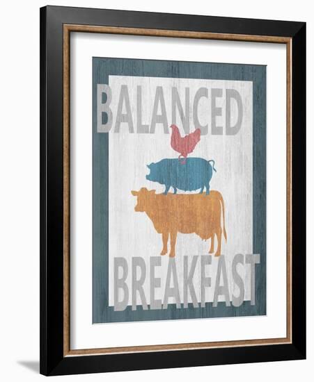 Balanced Breakfast One-Alicia Soave-Framed Art Print