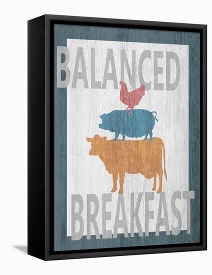 Balanced Breakfast One-Alicia Soave-Framed Stretched Canvas