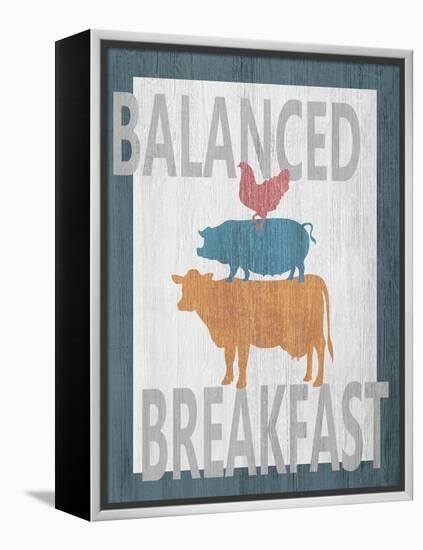 Balanced Breakfast One-Alicia Soave-Framed Stretched Canvas