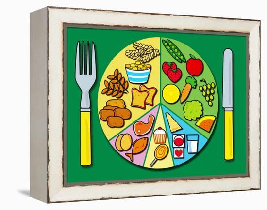 Balanced Diet-David Nicholls-Framed Premier Image Canvas