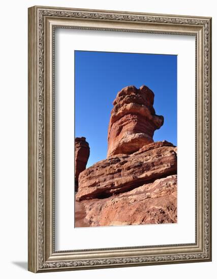 Balanced Rock Formation-Georgia Evans-Framed Photographic Print