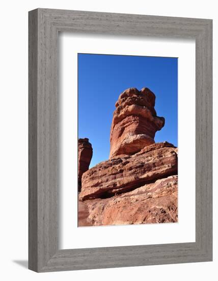 Balanced Rock Formation-Georgia Evans-Framed Photographic Print