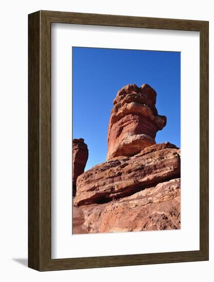 Balanced Rock Formation-Georgia Evans-Framed Photographic Print