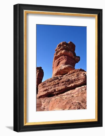 Balanced Rock Formation-Georgia Evans-Framed Photographic Print