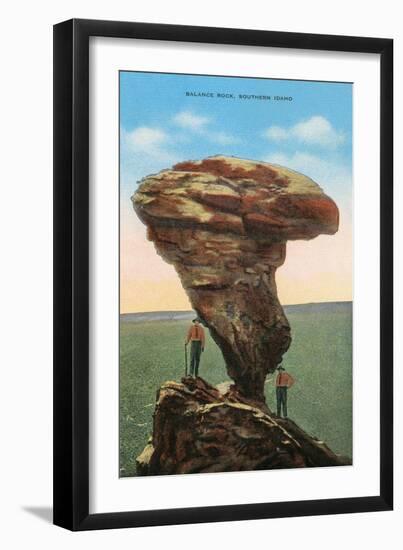 Balanced Rock, Southern Idaho-null-Framed Art Print