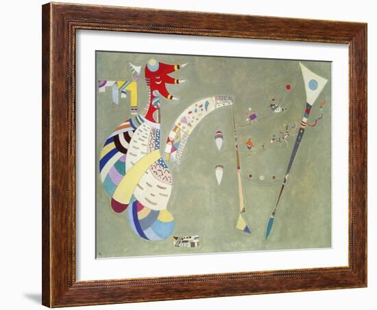 Balancement (1942)-Wassily Kandinsky-Framed Art Print