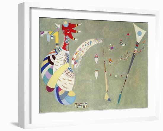 Balancement (1942)-Wassily Kandinsky-Framed Art Print