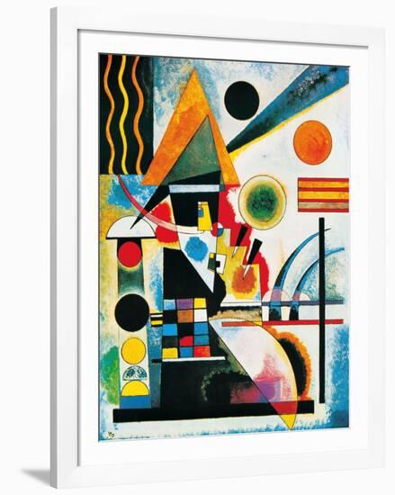 Balancement-Wassily Kandinsky-Framed Art Print