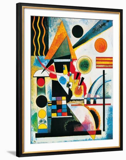 Balancement-Wassily Kandinsky-Framed Art Print