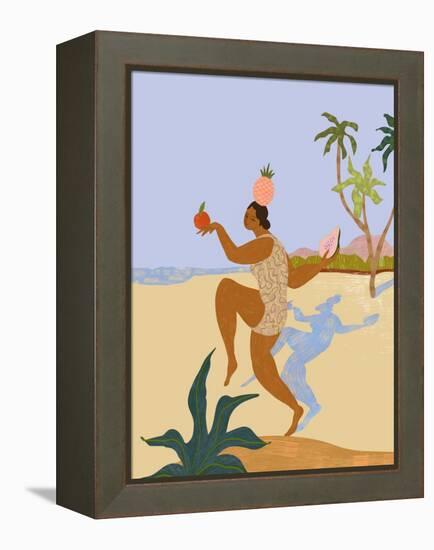 Balancing Act-Arty Guava-Framed Premier Image Canvas