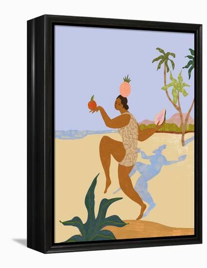 Balancing Act-Arty Guava-Framed Premier Image Canvas