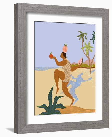 Balancing Act-Arty Guava-Framed Giclee Print