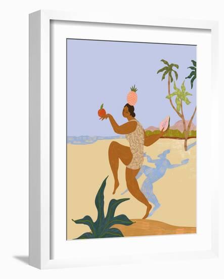 Balancing Act-Arty Guava-Framed Giclee Print