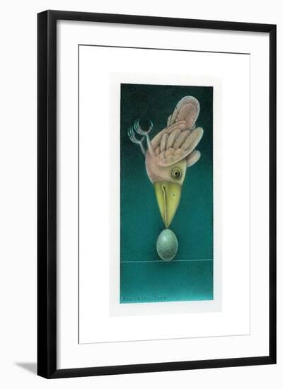 Balancing Bird-Wayne Anderson-Framed Giclee Print