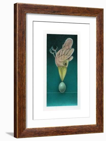 Balancing Bird-Wayne Anderson-Framed Giclee Print