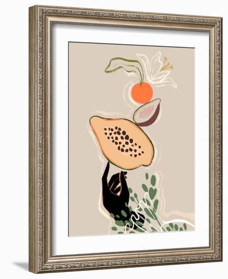 Balancing Fruits-Arty Guava-Framed Giclee Print