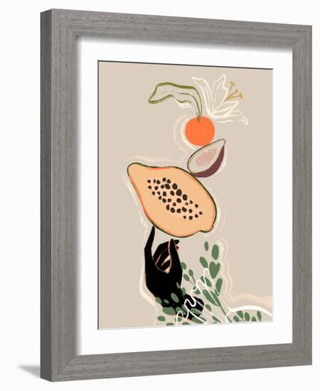 Balancing Fruits-Arty Guava-Framed Giclee Print