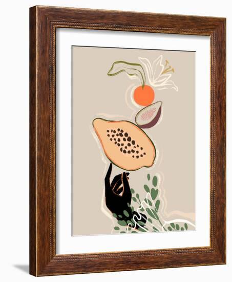 Balancing Fruits-Arty Guava-Framed Giclee Print
