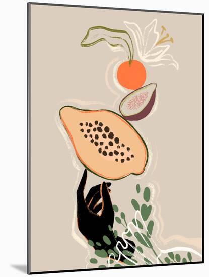 Balancing Fruits-Arty Guava-Mounted Giclee Print